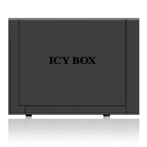 Icy Box IB-RD3620SU3 Externes 2-fach RAID Gehäuse für 3,5″ (8,9 cm) SATA HDD (bis 6 Gbit/s) mit USB 3.0 und eSATA aus Aluminium schwarz - 3