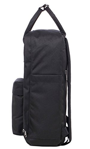 PURE PLEASURE Universit  t Schulranzen Reiserucksack   42x28x12cm   H  lt 15 6-Zoll Laptop   Schwarz