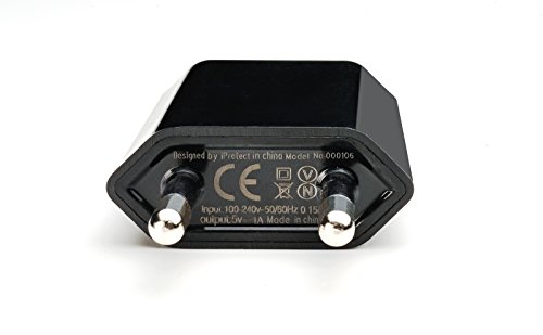 iProtect 2 in 1 Zubehör Set schwarz mit Micro USB Ladekabel u Datenkabel und Netzteil für Motorola Moto G Moto X - 5