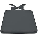 Beautissu Stuhlkissen Pia Sitzkissen für Rattan Stühle & mehr Stuhlauflage 45x40x5cm Abnehmbarer Bezug in Graphitgrau & div Farben wählbar Beautissu Stuhlkissen Pia Sitzkissen für Rattan Stühle & mehr Stuhlauflage 45x40x5cm Abnehmbarer Bezug in Graphitgrau & div Farben wählbar