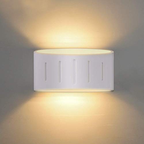Lampada da parede LED 3W per interni/esterni, BRIGENIUS Applique da parete, Applique 3000K Bianco caldo per camera da letto, soggiorno, scala, locanda