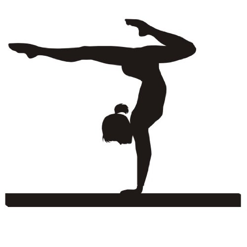Buy das label balance beam gymnastics sticker car sticker tattoo