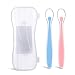 Produktbild 2pcs / Set Baby-Kleingeräte Babys Löffel Set Training Silikon-Löffel für Babys Anti-Rutsch-Griff Einfachen Griff Doppel Farbe Random