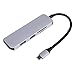Price comparison product image HaiQianXin Portable Slim USB C HUB Type C to HDMI 4K Adapter SD & Micro SD Card Reader