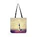 Produktbild Ein Leuchtturm mit einer Vogelflocke getönt mit einem Re Segeltuch Handtasche Schultertasche Crossbody Taschen Geldbörse für Damen und Herren Einkaufstasche