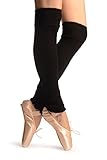 ballet feet warmers Talla unica (60 cm) Black Plain Dance/Ballet Leg Warmers - Leg Warmers - Negro Calentadores moda Talla unica (60 cm)
