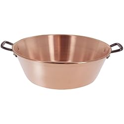DE BUYER -6200.38N -bassine a confiture cuivre lisse 1.2mm - 9litres