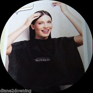 Shoulder Protection Cape For Hair Dying, Cutting, Washing, Styling Black Avon