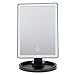 Produktbild LEDHZJYLW Led Schminkspiegel Led Touchscreen Schminkspiegel Für Frauen Professionelle Kosmetikspiegel Schönheit Einstellbar Countertop 180 Rotierenden Schminkspiegel Led