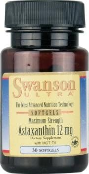 Swanson Ultra Maximum Strength Astaxanthin (12mg, 30 Softgels)