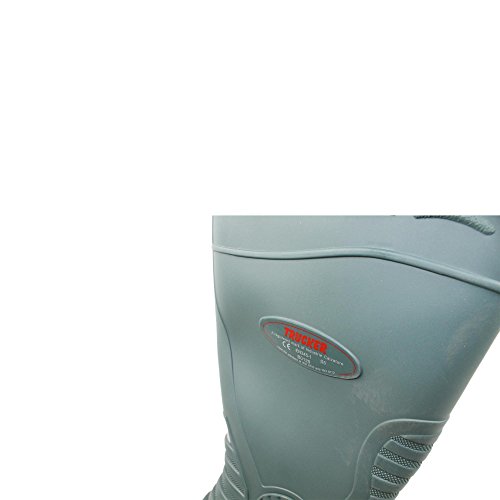 Trucker Gummistiefel S5 SRC Sicherheitsschuhe Arbeitsschuhe Trekkingschuhe Stiefel Grün - 3