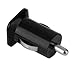 Produktbild 12V / 24V Mikroselbstauto 2 Port USB Auto Ladegerät Adapter / Zigarre Buchse für iPhone iPad iPod 3.1A Schwarz