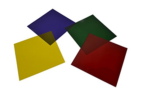 Par 64 / Parcan 64 Gels - 4 x Stage Lighting Filters Colour Gel Pack