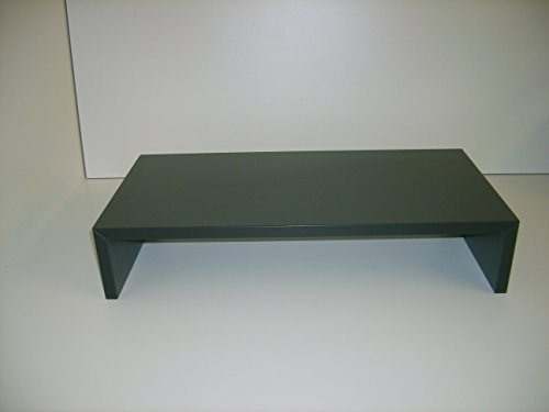 2. Wahl Design Monitortisch „Sauerland“ Bildschirm Ständer Schreibtischregal Standfuß Graphit B / H / T 60 x 12 x 30 cm - 2