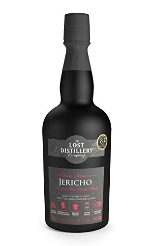 Jericho Classic Selection from The Lost Distillery Company. 700ml, 43% Abv, Non Chill Filtered, Blended malt Scotch Whisky. Sherry finished Highland style. Lost Scotch Whisky Legends Reborn.