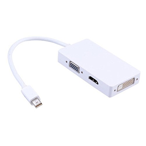 Mini Displayport (3 in 1) Thunderbolt auf HDMI / DVI / VGA Display Port Kabel Adapter