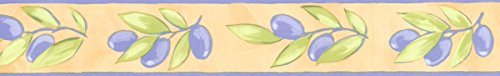 Preisvergleich Produktbild Selbstklebende Bordüre Olivenzweige 33051