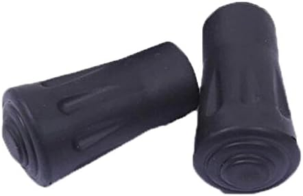 2X Replacement Rubber Trekking Pole Tips Protector for Hiking Stick Walk Trekking Poles