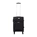 Produktbild Trendyshop365 - Nylon Reisekoffer Trolley - Malaga Weichschalenkoffer 42 Liter Volumen - Koffer Schwarz Weichschale in S