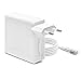 Produktbild iprotect Ladegerät Netzteil 60 Watt kompatibel mit Apple MacBook mit MagSafe 2,5 Meter-Kabel Netzanschluss Weiß