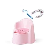 1. ★ Diseñado para proporcionar comodidad a su hijo. El orinal está diseñado ergonómicamente para mayor comodidad.