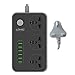 Produktbild Ruiboury LDNIO USB Steckdosenleiste 6 USB Port 5 V 3,1 A Ladegerät Adapter Power Socket Outlets Extension Socket