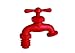 Produktbild Out of the blue 79/5094 Kunststoff-Weinflaschenverschluss, Wasserhahn, circa 9 cm