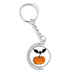 Clasificación: Llavero DIYthinker Bate de Calabaza de Halloween de Todos los Santos rotativo Titular de la Clave Anillo de la Cadena