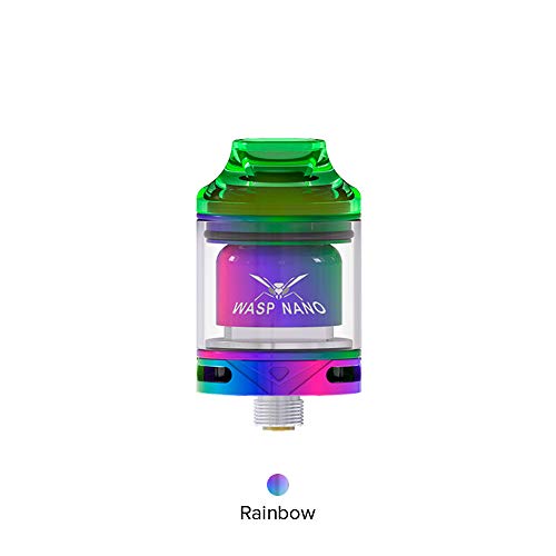 OUMIER Wasp Nano RTA Cigarrillos Eelectronicos Vaporizador Atomizer 5ml-Sin Tabaco y Sin Nicotina(Color Arcoiris)