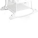 Babywiege / Stubenwagen im romantischen Stil mit Schaukelfunktion (Abnehmbarer Babykorb) - 4