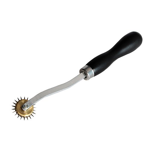 KAIKSO-IN 4 mm Überstichstichabstand Papiermodelle Roulette-Rad Leder Nähen Werkzeug