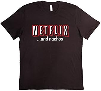 T-Shirt Netflix and Nachos TV Series Addicted (Check Your Size from Our Size Guide) Unisex Fashion