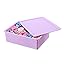 Produktbild Zedtom 15 Zelle Socken-Unterwäsche-Krawatten-Kosmetik Aufbewahrungsbox Organizer aus PP Kunststoff, Lila