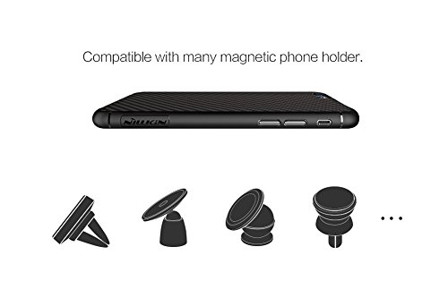 iPhone 6/iPhone 6S Case, Nillkin Synthetic Fiber Premium Bumper Slim Case Cover [Carbon Fiber][Compatible with Magnetic Phone Holder] for iPhone 6/iPhone 6S 4.7