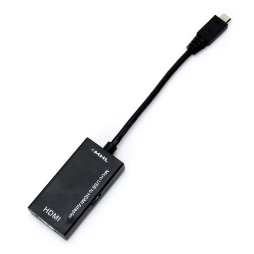 Adaptador MHL Micro USB Macho A HDMI Adaptador Hembra Para Tel&eacute;fonos M&oacute;viles