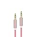 Produktbild 3,5-mm-AUX-Kabel verbesserte MyVigor geflochtene Universal (ROSE GOLD) AUX-Kabel Audio Kabel 1m lang für Apple iPod Aux für iPhone iPad, Beats Kopfhörer, Autoradios, AUX-Kabel für Smartphones, MP3-Player und all Ihre Audio Media Entertainment. Siehe andere Farben erhältlich.