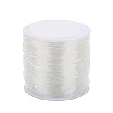 Die transparente Perlenschnur ist perfekt für Armbänder, Halsketten, Einweben von Perlen und  andere Schmuck-Projekte. Besonders geeignet für Rocailles, Edelsteinperlen und Glasperlen