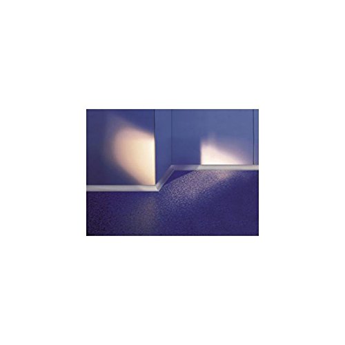 Wandabschlussprofil System Piccolo Edelstahl Optik aus hochwertigem Kunststoff bestehend aus Stange á 5 m gerollt, eine Endkappe für jeweils Rechts und Links, eine Innenecke mit 90 ° und 135°, eine Außenecke, eine 3D Innenecke 90° und Montageanleitung für Arbeitsplatten etc für glatte und ebene Flächen von SCHOCK - 3