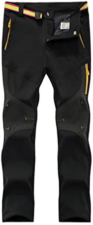 Geval Women's Outdoor Windproof Softshell Fleece Ski Snow Pants L Black