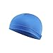 Produktbild Prevently Moisture Wicking Cooling Sunscreen Helmet Inner Liner Beanie Dome Cap Sweatband for Mountain Biking Road Racing Motorcycling Skiing, Snowboarding Hitting the Slopes Working Outside (Blau)
