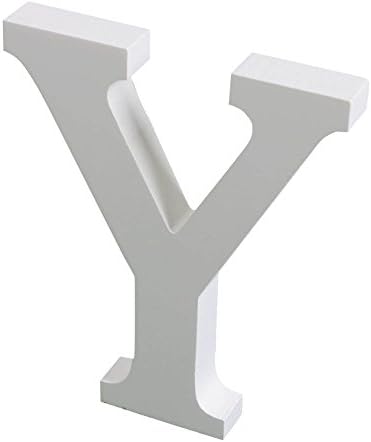 Xuanle Large White Wooden Letters Crafts Home Office Wall Wedding Party Birthday Decorations(Hight:15cm/6")