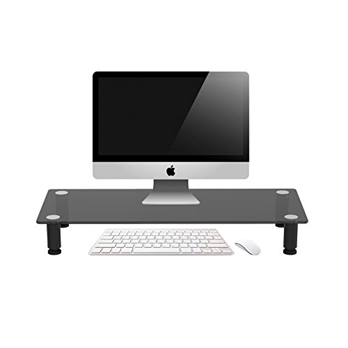 Duronic DM052-2 Bildschirmständer aus Glas 56 cm x 24 cm bis zu 40 kg - 6