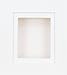 BabyRice Deep Box Display Frame for 2D 3D Art Objects Medal Keepsake Baby Casts 1st Bootees Flowers White / White Mount / White backing