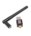 Captcha Hp Devices Compatible Certified Captcha Wifi 600Mbps Usb Wifi Dongle 600Mbps Wireless Adapter 802.11N/G/B With Antenna RS.651.00