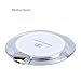 Price comparison product image ZLC Wireless Charger QI Certified 10W Acrylic Transparent Frame With USB Port High End Support For Iphone 8/8 Plus/X Samsung S7 / S8 / S6 / Edge/Plusnote 5,White