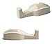 AikeSweet 2Pcs Universal Car Seat Headrest Shopping Bag Coat Hanger Hook Save SpaceCar Hooks (Beige)