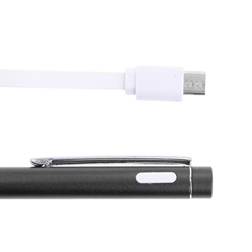 MagiDeal 2.0mm Kapazitiver Stift Touch Pen Stylus Pen mit Usb Ladekabel Für Ipad Iphone Schwarz - 8