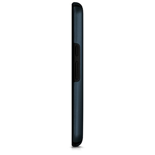 kwmobile Funda para Motorola Moto G4   Moto G4 Plus - Carcasa Protectora  h  brida  de  TPU  - Cover Trasero en  Azul Metalizado 
