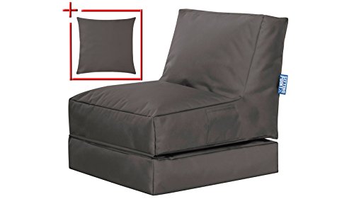 Preisvergleich Produktbild MAGMA Sitzsack SCUBA Twist , Inkl. Kissen anthrazit
