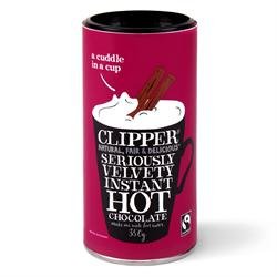 Preisvergleich Produktbild Clipper Seriously Velvety Instant Hot Chocolate 350g. - Trinkschokolade